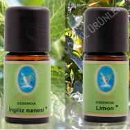 Nuka 10 ml Organik İngiliz Nanesi -10 ml Organik Limon Yağı
