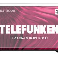 Nunamax 0729555851614 Telefunken 43 Inch 107-108 Ekran Televizyon Ekran Koruyucu