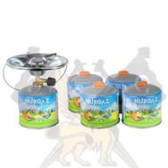 Nurgaz NG076 Olympos Kamp Ocak + 4x450 g Yedek Kartuş