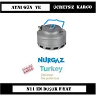 Nurgaz NG197-K Krom Kamp Çaydanlık