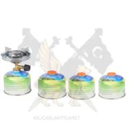 Nurgaz Troya NG075 Mikro Ocak + 3x230 g Kartuş