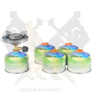 Nurgaz Troya NG075 Mikro Ocak + 4x230 g Kartuş