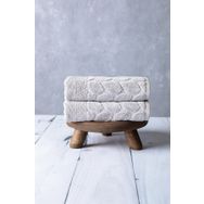 Nurpak Hazal 2'li 50x90 cm Gri El Havlusu