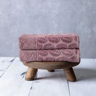 Nurpak Hazal 2'li 50x90 cm Mürdüm El Havlusu