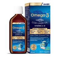 Nutraxin For Kids Tutti Frutti Aromalı Omega-3 Balık Yağı 150 ml Takviye Edici Gıda