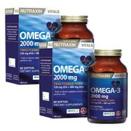 Nutraxin Omega 3 2000 mg 2x60 Tablet Takviye Edici Gıda