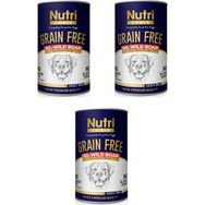 Nutri Canin 3x400 gr Yaban Domuzlu Tahılsız Köpek Konservesi