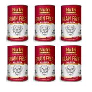 Nutri Canin Tahılsız ve Biftekli 6x400 gr Köpek Konserve