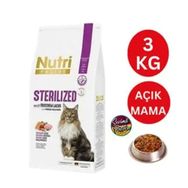 Nutri Feline 3 Kg Somonlu Tahilsiz Kisirlastirilmis Acik Kedi Mamasi