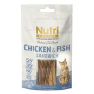 Nutri Feline 50 gr Tahılsız Tavuk ve Balıklı Kedi Ödül Maması