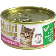 Nutri Feline 85 gr Grain Free Chicken Pate With Tuna Tavuk Etli Ton Balıklı Yavru Kedi Maması