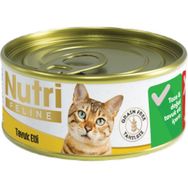 Nutri Feline Grain Free Chicken Pate Adult Cat Tahılsız Tavuk Etli Yetişkin Kediler İçin 85 gr Yaş Kedi Maması