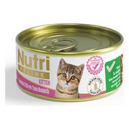 Nutri Feline NF Tahılsız Tavuk Etli Ton Balıklı 85 gr Yavru Yaş Kedi Mama