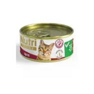 Nutri Feline Sığır Etli Tahılsız 85 gr Yetişkin Konserve Kedi Maması