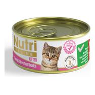 Nutri Feline Tahılsız Tavuk Etli Ton Balıklı 64x85 gr Yavru Kedi Konserve