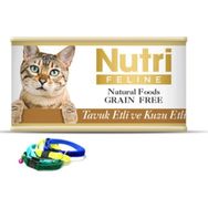 Nutri Feline Tahılsız Tavuk ve Kuzu Etli 6x85 gr Kedi Konserve
