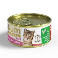Nutri Feline Tavuklu Ton Balıklı Yavru 85 gr Konserve Kedi Maması