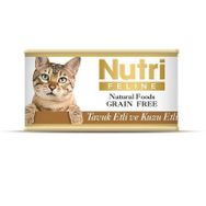 Nutri Feline Tavuklu ve Kuzu Etli 85 gr Yetişkin Konserve Kedi Maması