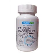 Nutrivita Calcium Magnesium Zinc Vitamin D İçeren 120 Tablet