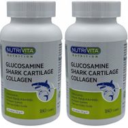 Nutrivita Glucosamine Shark Cartilage Collagen 2x180 Tablet