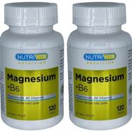 Nutrivita Magnesium Vitamin B6 2x120 Tablet