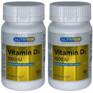 Nutrivita Vitamin D3 1000 IU 2x120 Tablet