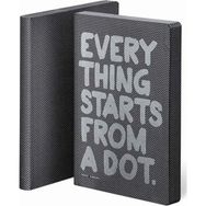 Nuuna Everythıng Starts From A Dot A5 Premium Kağıt 256 Sayfa Noktalı Defter