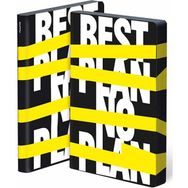 Nuuna Gri Best Plan No Plan A5 Premium Kağıt 256 Sayfa Noktalı Deri Defter