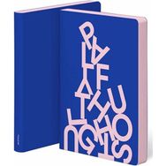 Nuuna Gri Playful Thoughts A5 Premium Kağıt 256 Sayfa Noktalı Deri Defter