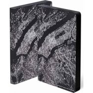 Nuuna Nightflight Over Nyc Silver A5 Premium Kağıt 176 Sayfa Noktalı Defter