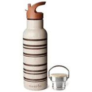 Nuuroo Bertil Cobblestone Kahverengi 500 ml Pipetli Paslanmaz Çelik Termos