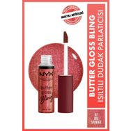 Nyx Professional Makeup Butter Gloss Bling 07 Big Spender Işıltılı Dudak Parlatıcısı