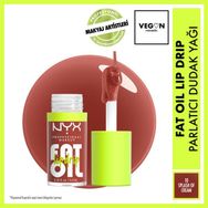 Nyx Professional Makeup Fat Oil Lip Drip Splash Of Cream Parlatıcı Dudak Yağı