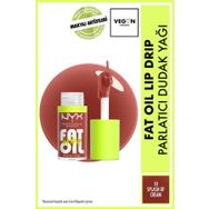 Nyx Professional Makeup Fat Oil Lip Drip Splash Of Cream Parlatıcı Dudak Yağı