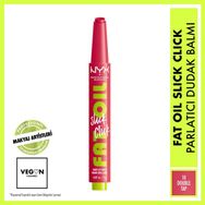 Nyx Professional Makeup Fat Oil Slick Click 10 Double Tap Parlatıcı Dudak Balmı