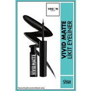 Nyx Professional Makeup Vivid Matte Siyah Likit Eyeliner