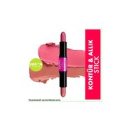 Nyx Professional Makeup Wonder Stick Çift Taraflı Peach and Baby Pink Krem Allık