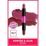 Nyx Professional Makeup Wonder Stick Çift Taraflı Stick Deep Magenta and Ginger Krem Allık