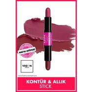 Nyx Professional Makeup Wonder Stick Çift Taraflı Stick Deep Magenta and Ginger Krem Allık