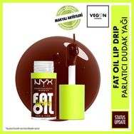 Nyx Status Update Fat Oil Lip Drip Parlatıcı Dudak Yağı