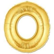 O Harf Altın Renk 100 cm Folyo Balon