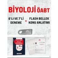 ÖABT Biyoloji Öğretmenliği Deneme+Flash Bellek Video Ders Paketi Seti - Dijital Hoca