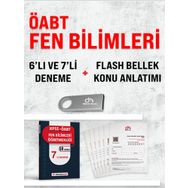 ÖABT Fen Bilimleri 6`lı ve 7`li Deneme+Flash Bellek Video Ders Paketi Seti - Dijital Hoca
