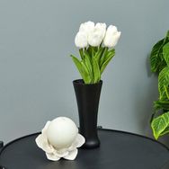 Objevi Dekoratif Lale Beyaz Yapay Çiçek