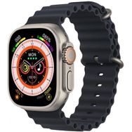 Obrax Watch 8 HK9 Pro Max Siyah Akıllı Saat