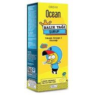 Ocean Omega 3 Kral Şakir Limon Aromalı 150 ml Şurup Balık Yağı