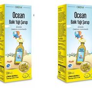 Ocean Omega 3 Limon Aromalı 2x150 ml Şurup Balık Yağı