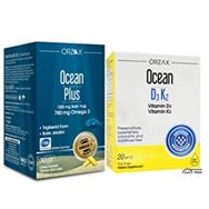Ocean Plus 30 Kapsül Balık Yağı + Vitamin D3 K2 20 ml Damla