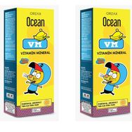 Ocean Vm Vitamin Mineral Portakal Aromalı 2x150 ml Sıvı