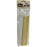 Odak Hobi 6 mm x 22 cm 6'lı Yuvarlak Çıta